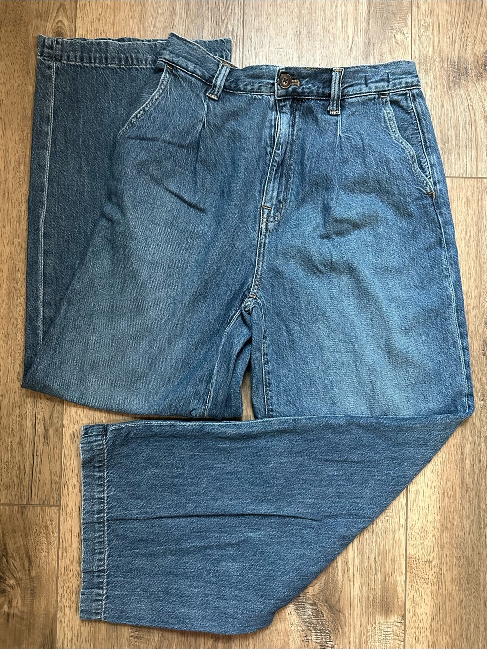 Madewell The Harlow Wide Leg Jean, Women’s, Casual, Medium Wash, Size 27